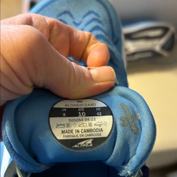 Altra Running Shoes Womens 10 Torin 7 Blue Comfort Lightweight Lace -Up Athletic - Picture 5 of 5